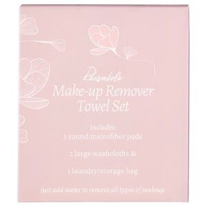 Reusable Makeup Remover Towel 6 Piece Box Set
